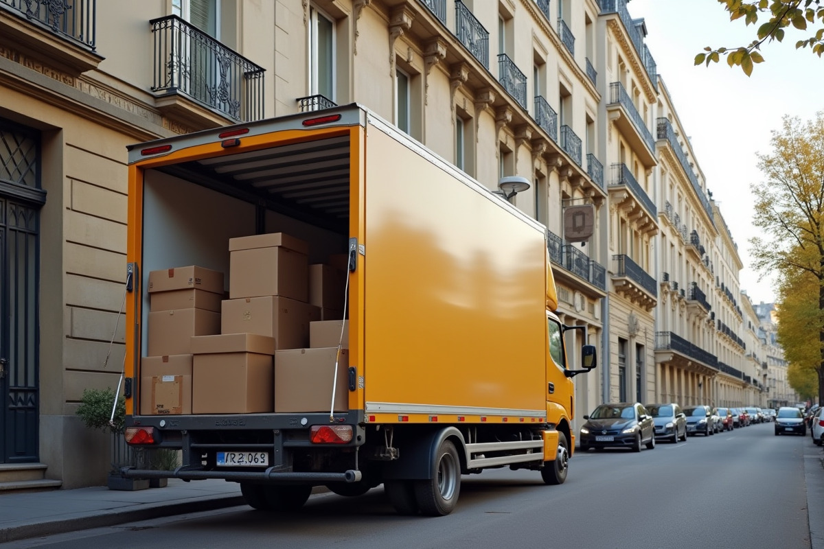 camion déménagement