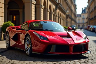 Ferrari d'occasion exposée sur un site de vente automobile en France